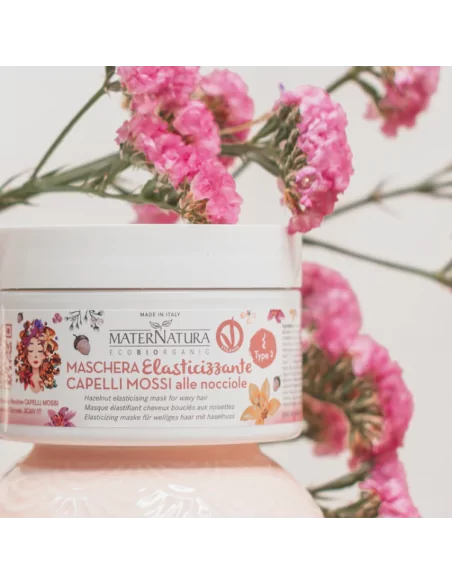 Maschera Elasticizzante Capelli Mossi alle Nocciole