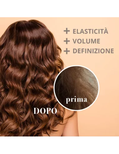 Maschera Elasticizzante Capelli Mossi alle Nocciole