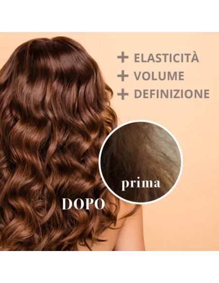 Maschera Elasticizzante Capelli Mossi alle Nocciole