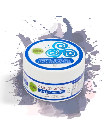 Curled Moon - Crema Leave-In per Capelli Ricci Nutriti e Disciplinati