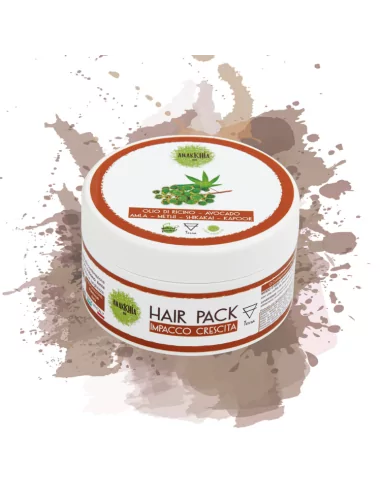 Impacco Crescita Capelli Stimolante e Rinforzante Bio 200 ml - Hair Pack Terra