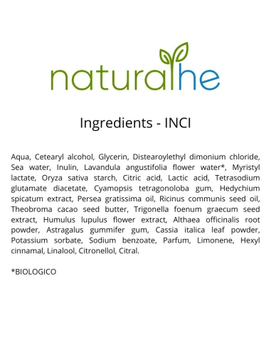 Latte Disciplinante Anti Crespo Bio per Capelli Ricci. Styling Naturale. Moon Milk 200 ml