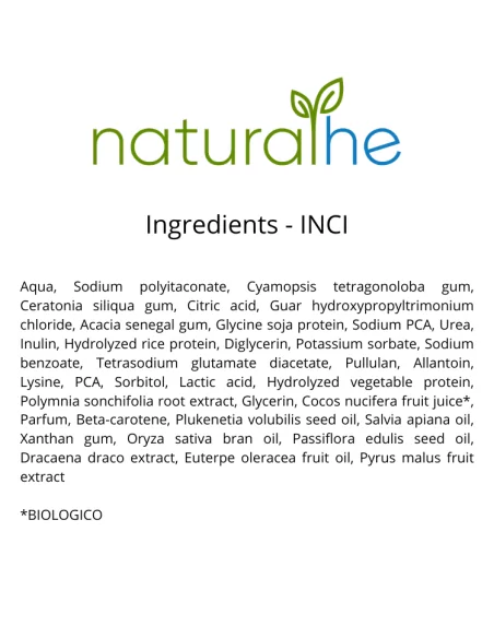 Gel per Capelli Bio. Styling Capelli ad Alta Tenuta con Proteine e Fissativo Green - STRONG 200 ml