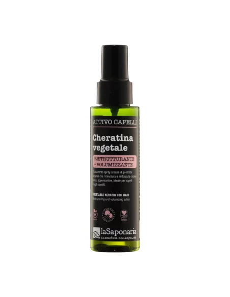 Cheratina Vegetale Bio per Capelli - Ristrutturante, Volumizzante