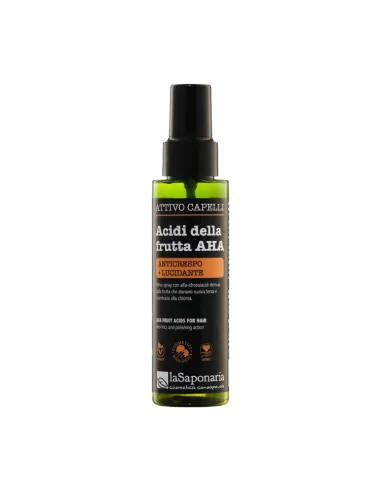 Spray Capelli Anticrespo Bio, Attivo, Acidi della Frutta AHA