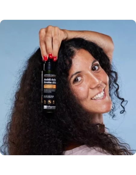 Spray Capelli Anticrespo Bio, Attivo, Acidi della Frutta AHA