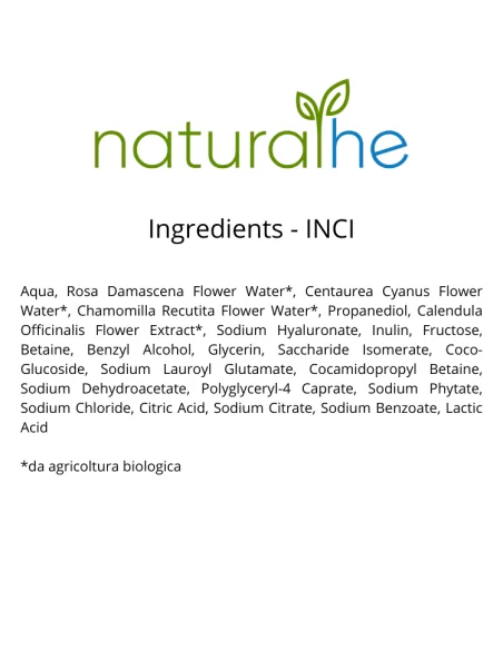 Acqua Micellare Viso – occhi – Labbra Bio. Lenitiva e Idratante