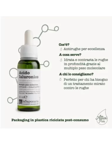 Acido Ialuronico Viso - Siero Viso Antiage Puro e Liftante