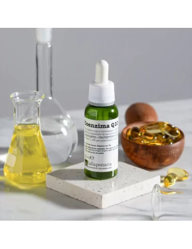 Coenzima Q10 puro - Siero Viso Anti-Age, Idratante e Protettivo