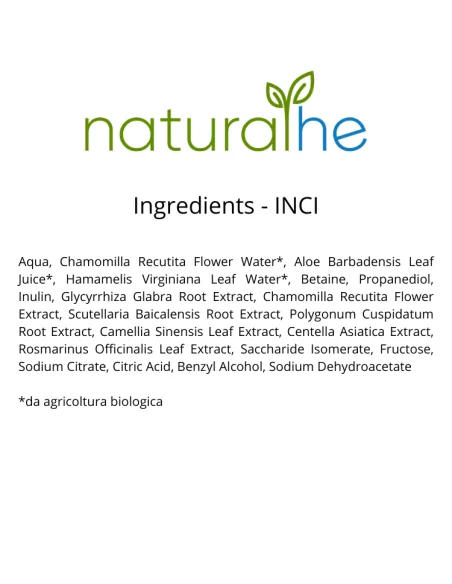 Lozione Cute Lenitiva e Idratante - Naturale e Biologica
