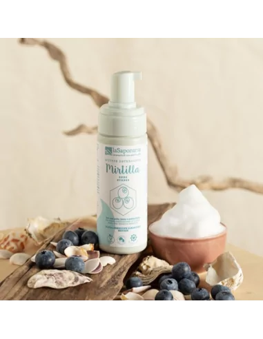 Mousse Detergente Viso Mirtilla Bio | Pulizia Delicata per Tutte Le Pelli