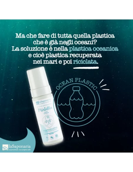 Mousse Detergente Viso Mirtilla Bio | Pulizia Delicata per Tutte Le Pelli