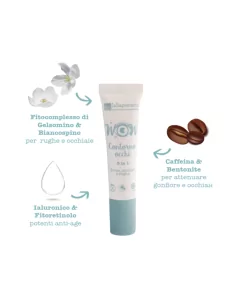 Contorno Occhi Bio 3 in 1: Contrasta Rughe, Borse e Occhiaie 2